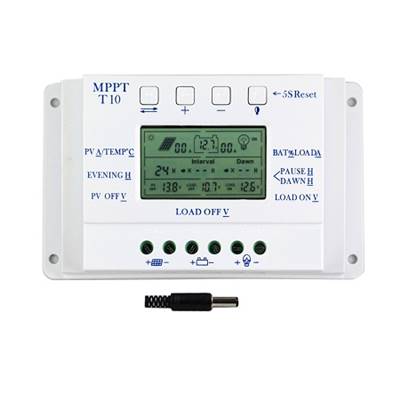 Régulateur de charge solaire MPPT 10A 12v/24v