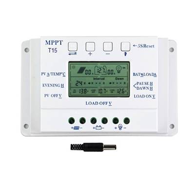 Régulateur de charge solaire MPPT 15A 12v/24v